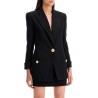 one-button jacket with lapels