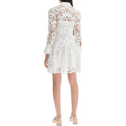 floral lace chemisier dress