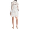 floral lace chemisier dress