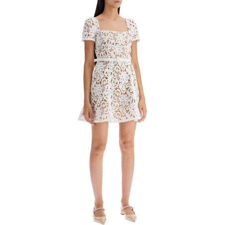 floral lace mini dress with eight