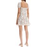 floral lace mini dress with eight