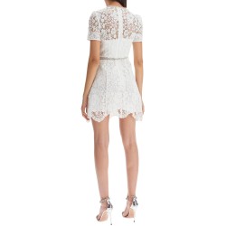 short floral lace sheath dress