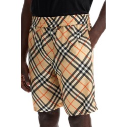 ered silk bermuda shorts for men