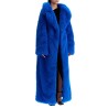 maxi faux fur coat in