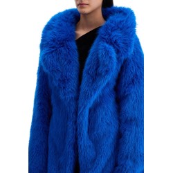 maxi faux fur coat in