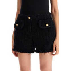 "heritage tweed mini shorts