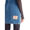 "denim moon mini dress for