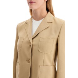 single-breasted canvas jacket in '