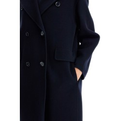 double-breasted midi coat '