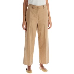 stretch cotton cropped pants