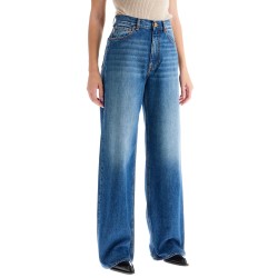 wide leg jeans in narida sapphire java style