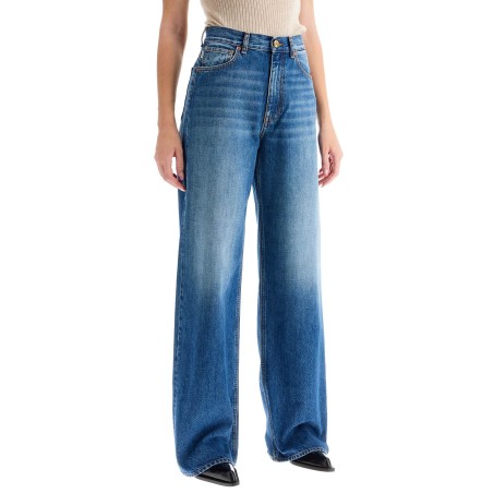 wide leg jeans in narida sapphire java style