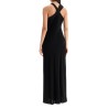 maxi dress with satin neckline 'anta