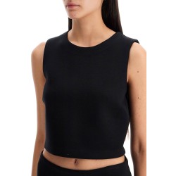 'dazzy' jersey scuba crop