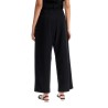 wide gabardine trousers with