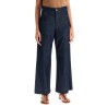 cropped chambray pants in