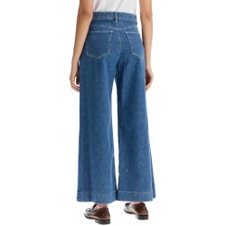 'cropped flared jeans by