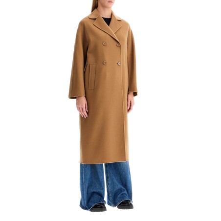 double-breasted wool coat