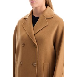 double-breasted wool coat