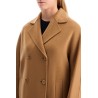 double-breasted wool coat