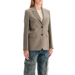 tailored wool fresco jacket for