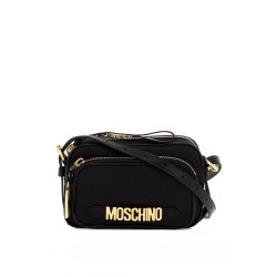 mini shoulder bag with metal logo