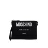 nylon logo pouch with zip