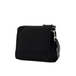 nylon logo pouch with zip