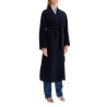 woolen robe-style coat with