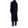 woolen robe-style coat with