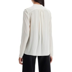 silk blouse with ruffle 'ut