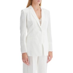 'single-breasted blazer in lightweight