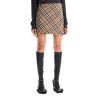 burberry check skirt with