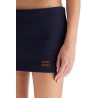 mini skirt in sweatshirt fabric