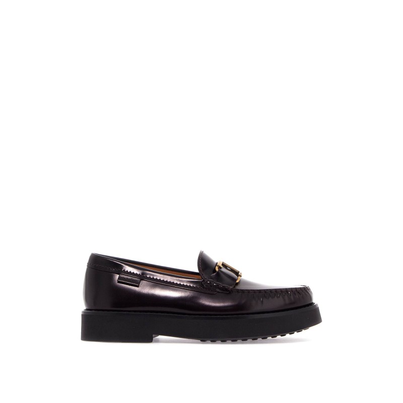 t timeless leather loafers