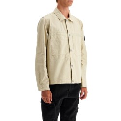 cotton ripstop overshirt