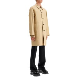 reversible gabardine car coat