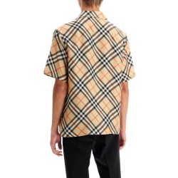 ered silk short-sleeved shirt