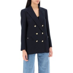 everynight alcanara double-breasted blazer