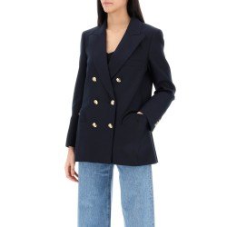 everynight alcanara double-breasted blazer