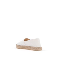 canvas espadrilles with logo embroidery