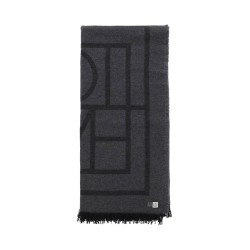 cashmere blend monogram scarf