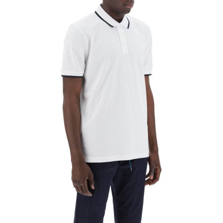 polo shirt with contrasting edges