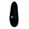 shearling ballet flats