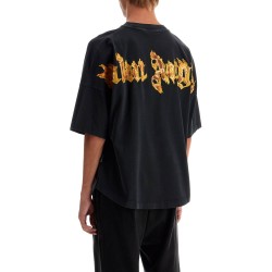 'burning palm oversized t