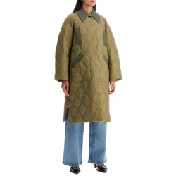 long quilted padded coat