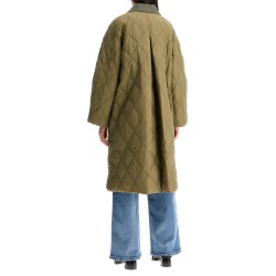 long quilted padded coat