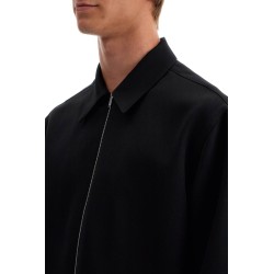 zippered overshirt