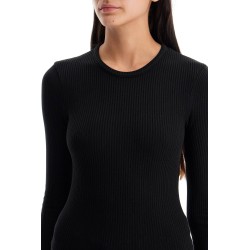 fitted long-sleeved top by