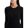 fitted long-sleeved top by